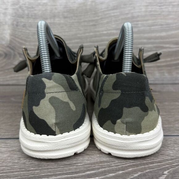 Hey Dude Wendy Women’s Sz 9/EU 40 Camo Green Slip On Comfort Loafers 121417003 - Picture 4 of 10